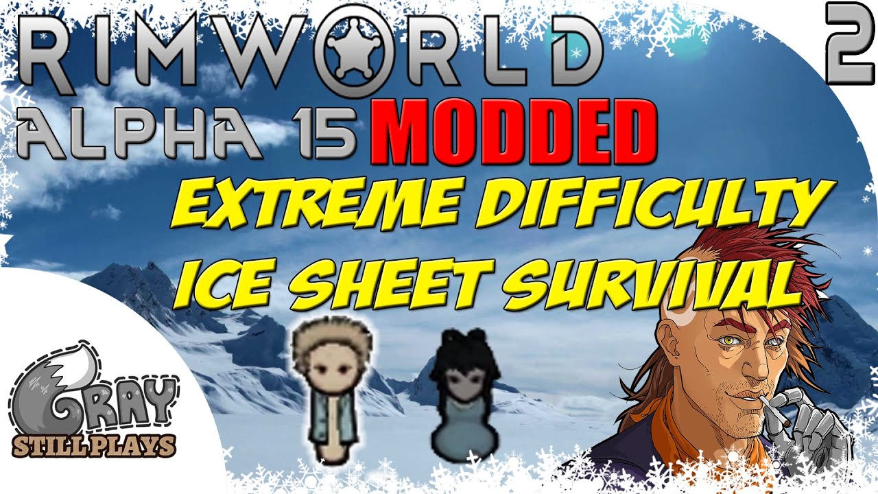 Rimworld Alpha 15 Modded Ice Sheet Survival Scenario | Turning People into Nutrient Paste | Ep 2