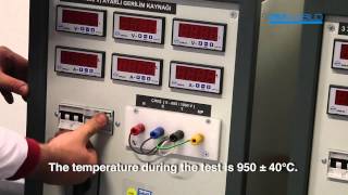 Mechanical Impact Test Under Flame