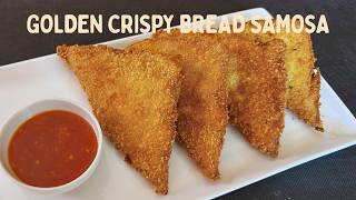Crispy Bread Samosa Parcel Recipe | Easy Tea Time Snack | Quick & Tasty Bread Snack