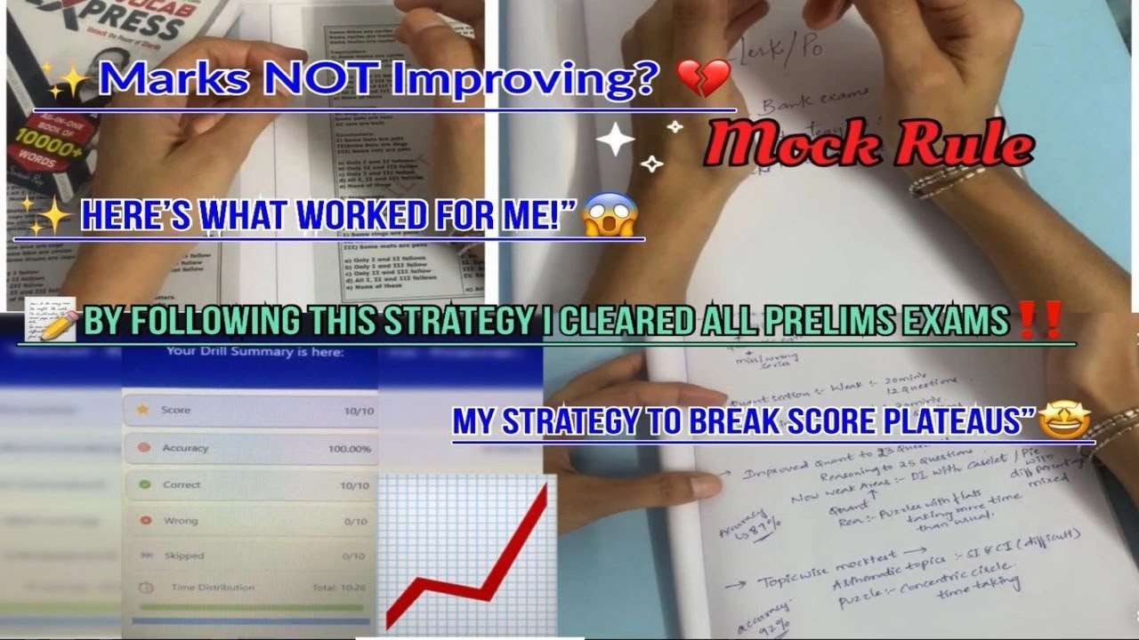 Are Ur Marks Not Improving in Bank Exams | Here’s My Strategy ...