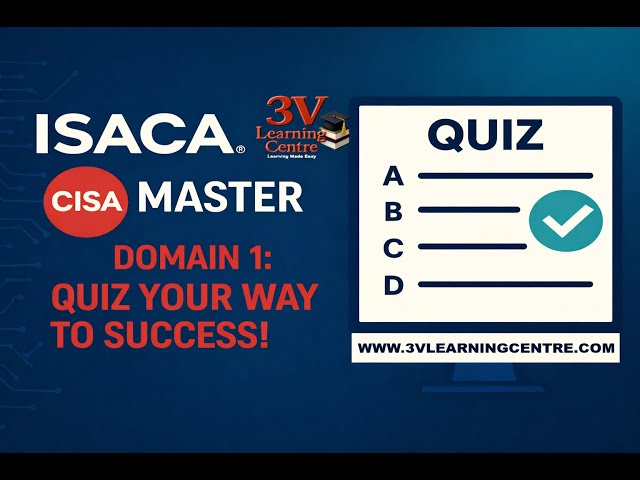 CISA Practice Question Domain 1 – Test Your Knowledge! - YouTube