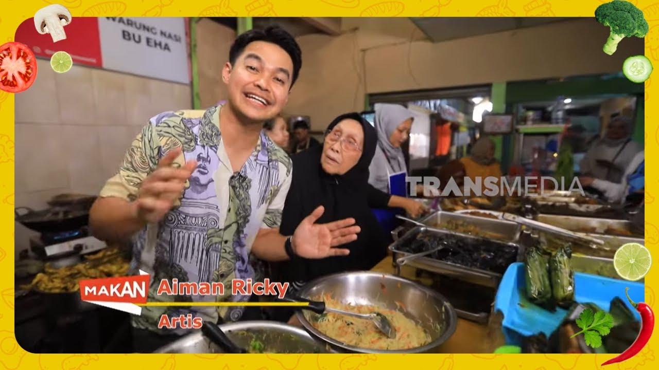 Aiman Ricky Nyicipin Menu di Warung Nasi Bu Eha | MAKAN RECEH (12/09/25)