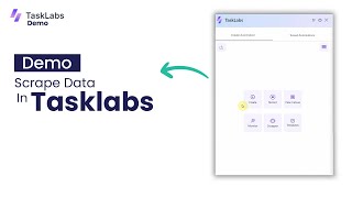 How to Scrape data using AI in TaskLabs Demo