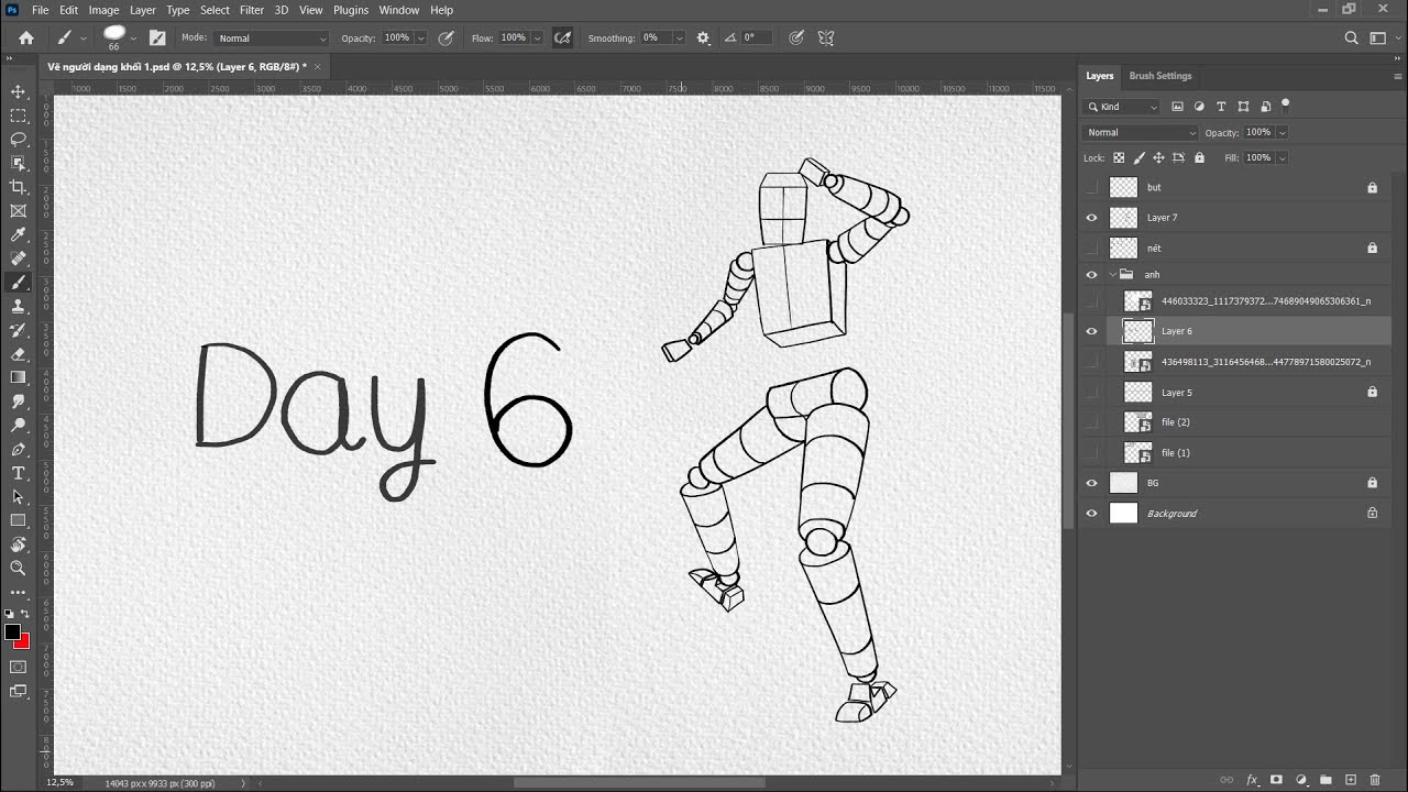 I try to learn drawing every day (Day 6) - YouTube