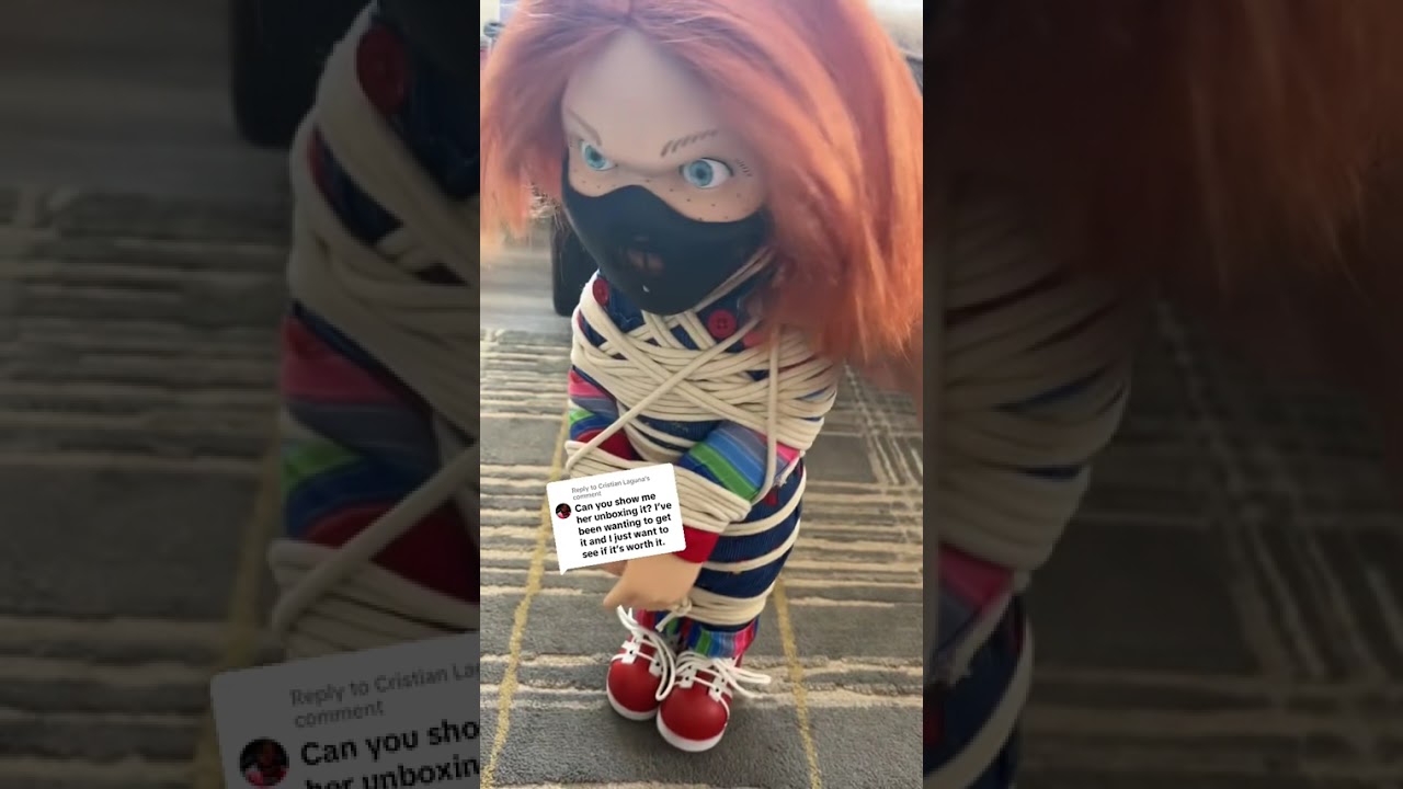 Tied-Up Chucky Doll Unboxed - Spirit Halloween 2025
