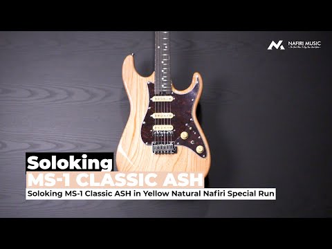 Soloking MS-1 Classic ASH in Yellow Natural Nafiri Special Run