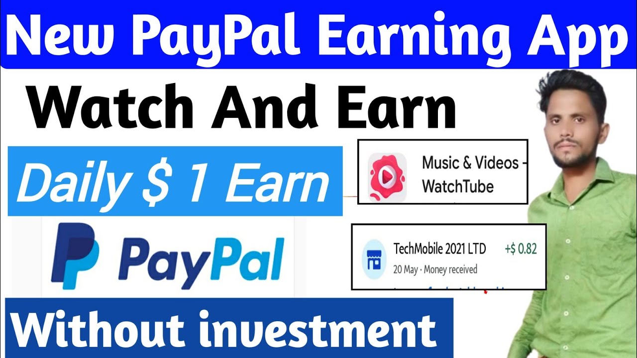 Earn PayPal Money Form Watching Videos Get Paid To Watch Video Free