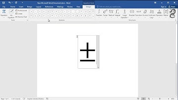 How to type Plus-Minus symbol in Word document