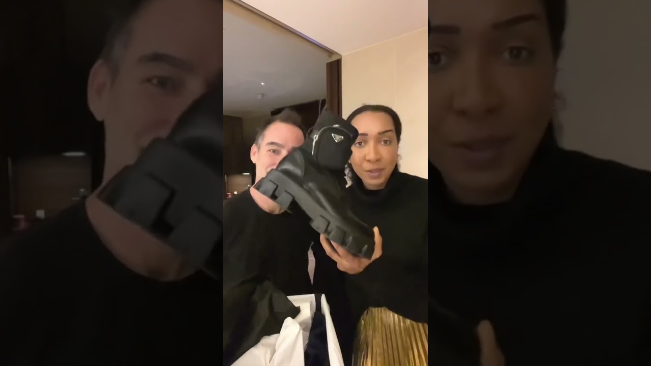 UNBOXING PRADA SHOES TOGETHER!! #shorts