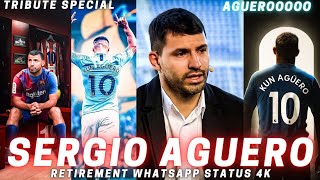 Aguero retirement status | Aguero whatsapp status | Aguero tribute | Sergio Aguero retirement