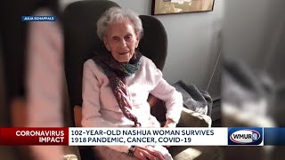 102-year-old Nashua woman survives 1918 pandemic, COVID-19