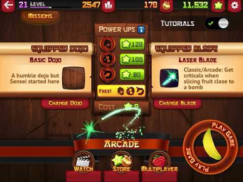 Fruit Ninja Laser Blade 