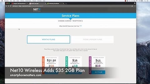 Net10 Wireless Adds $35 2GB Plan