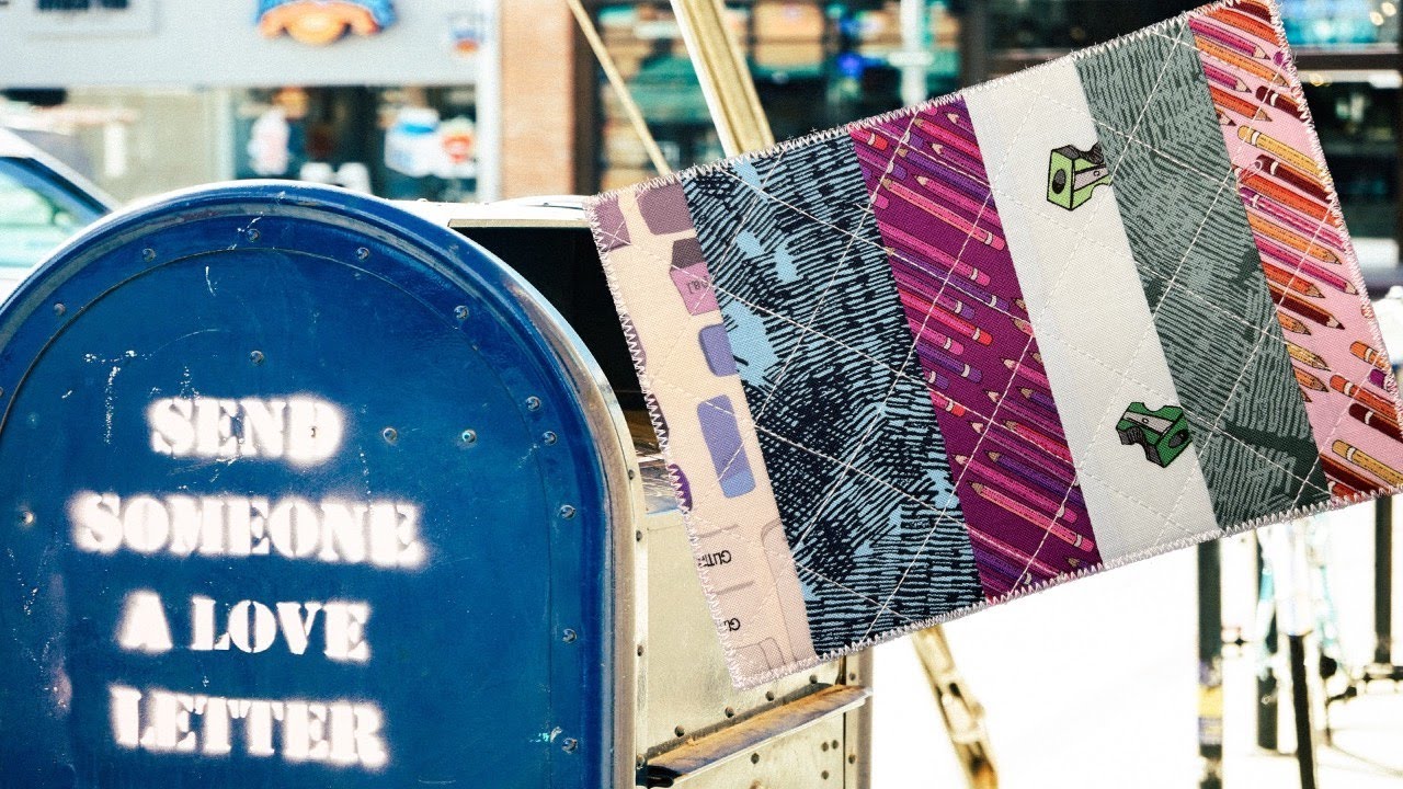 Maker Monday: Creating a Fabric Postcard