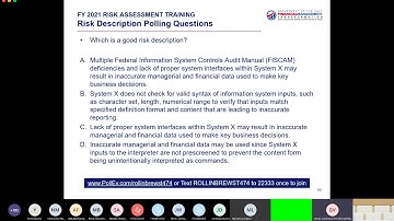 IRM Risk Assessment Template Training, Pt 1