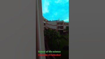 School of life science | University of Hyderabad #shorts  #hcu #university