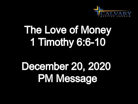 The Love of Money