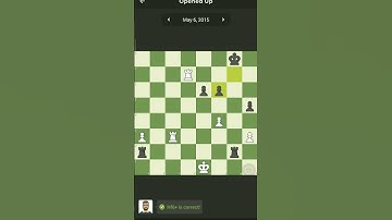 Chess tactics | May 6 2015 | #chesstactics #chesspuzzle #chesscom #checkmate #chess #chesstricks