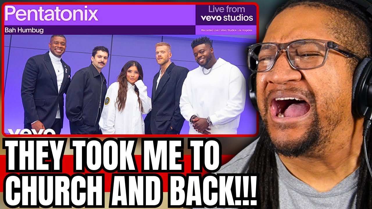 Pentatonix - Bah Humbug | Запись с Vevo Studios | Реакция!