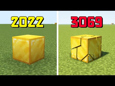 2022年的方块对比3069年，MC越来越真实科学了！
