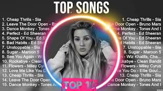 Top Songs 2024 ~ ZAYN, Miley Cyrus, The Weeknd, Justin Bieber, Maroon 5, Dua Lipa, Tones And I