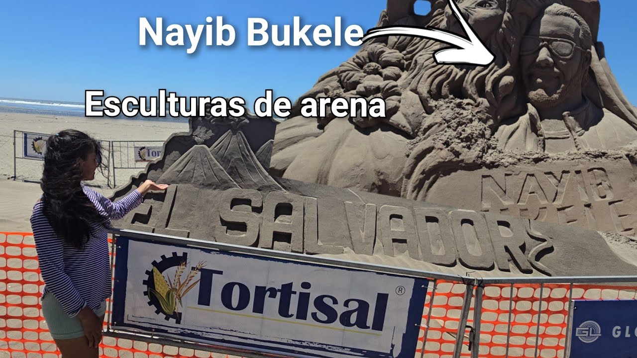 🛑Observe las hermosas 😲esculturas 😍de arena que  han creado en Playa El Esteró