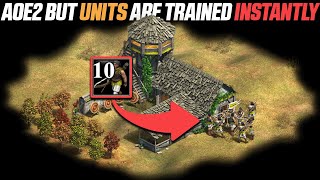 Age Of Empires 2 but units are trained instantly