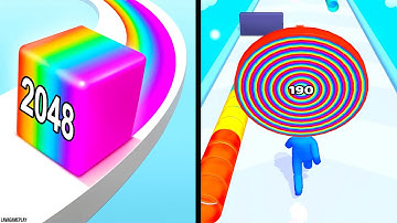 Jelly Run 2048 vs Layer Man