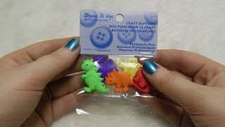 Dress It Up Craft Buttons - Prehistoric Pets - [Product Review] | @GingerCandE