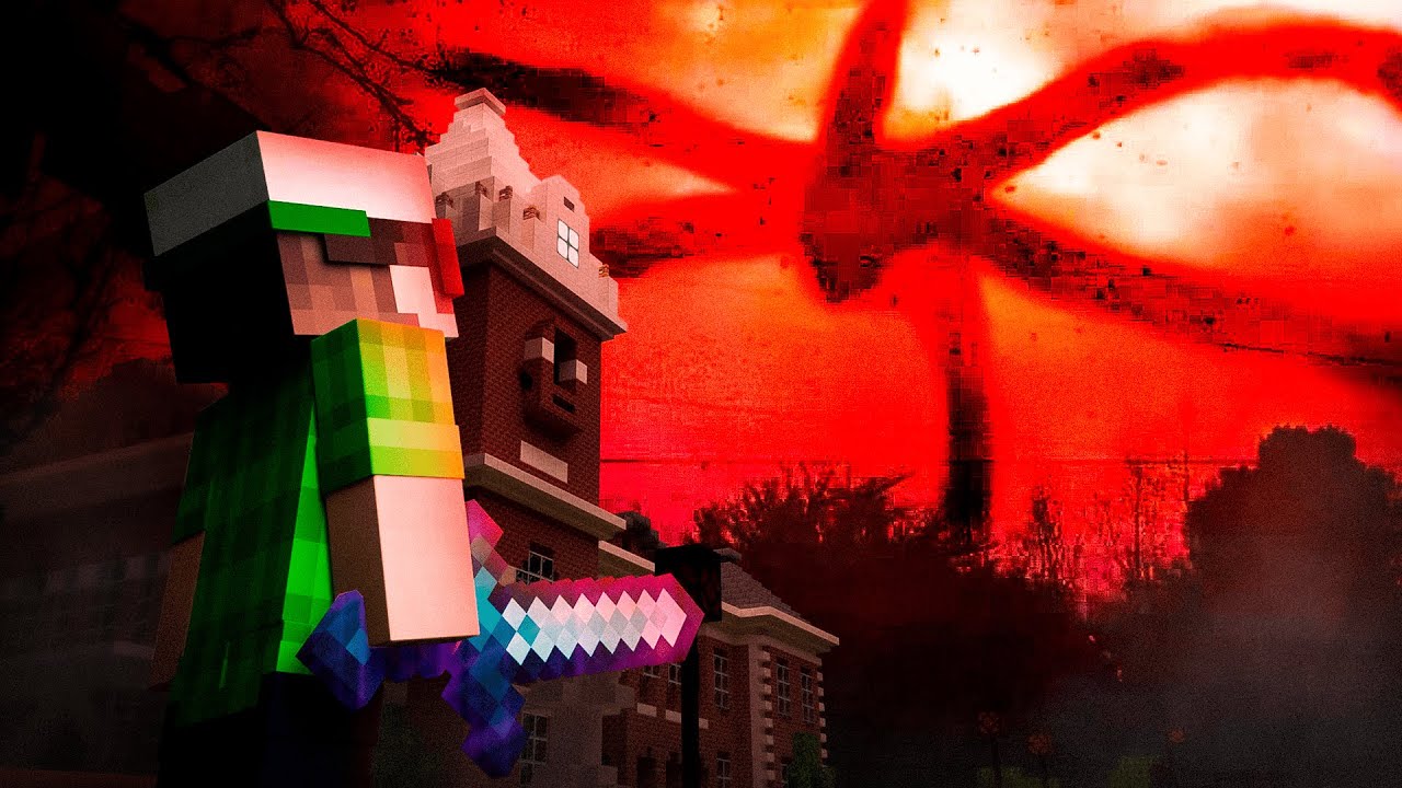 CRIEI os MONSTROS de STRANGER THINGS no MINECRAFT