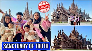 Exploring SANCTUARY OF TRUTH 🤩 Pattaya, Thailand 🇹🇭 | Mashura | Basheer Bashi | Suhana