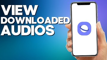 How to View Downloaded Audios on Samsung Internet Browser