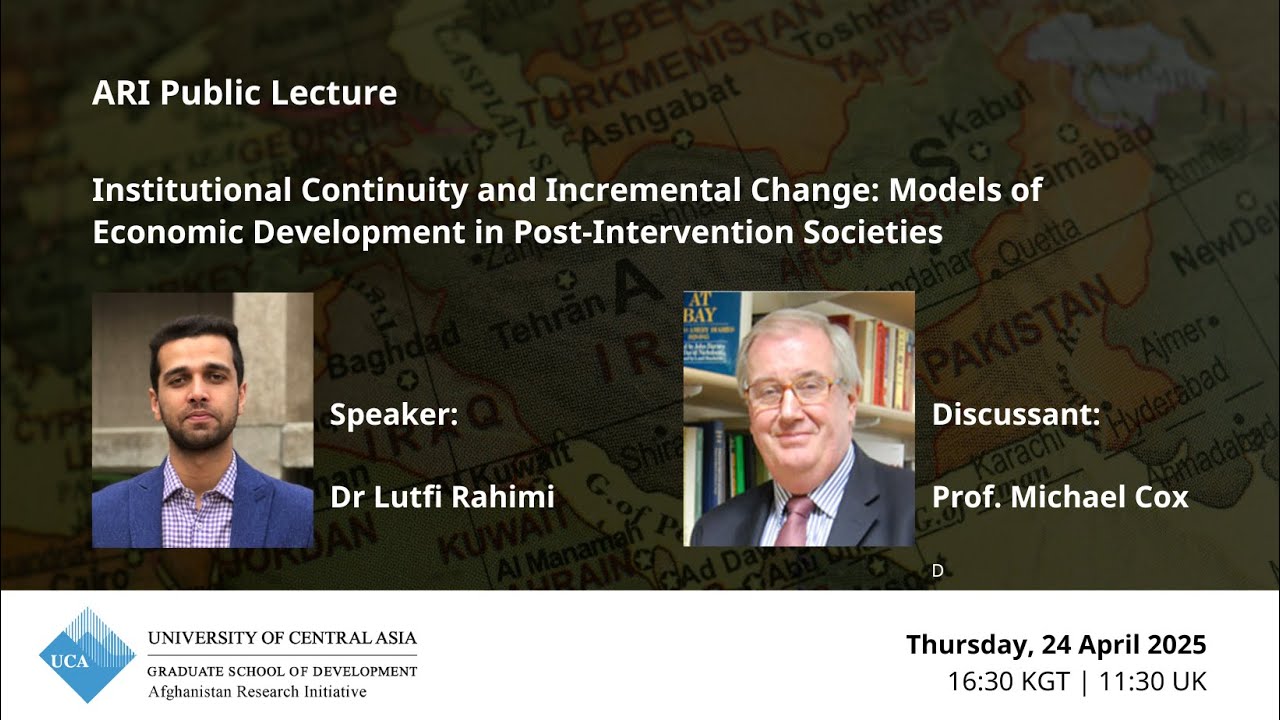 ARI Public Lecture "Institutional Continuity and Incremental Change"