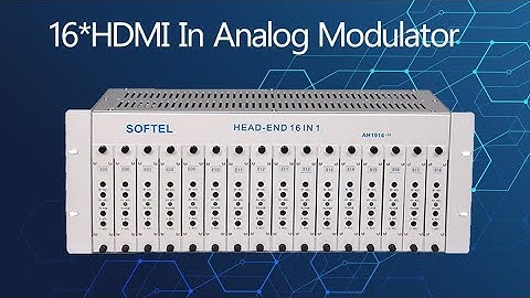 #Softel 16 in 1 fixed channel modulator, offer you a hd home tv for enjoy hometime!