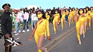 Famous Alabama State University ft. the Sensational Stingettes - Marching Out - 2021 Profile