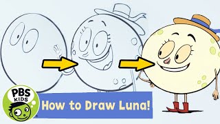 Let's Go Luna! | How to DRAW Luna! | PBS KIDS