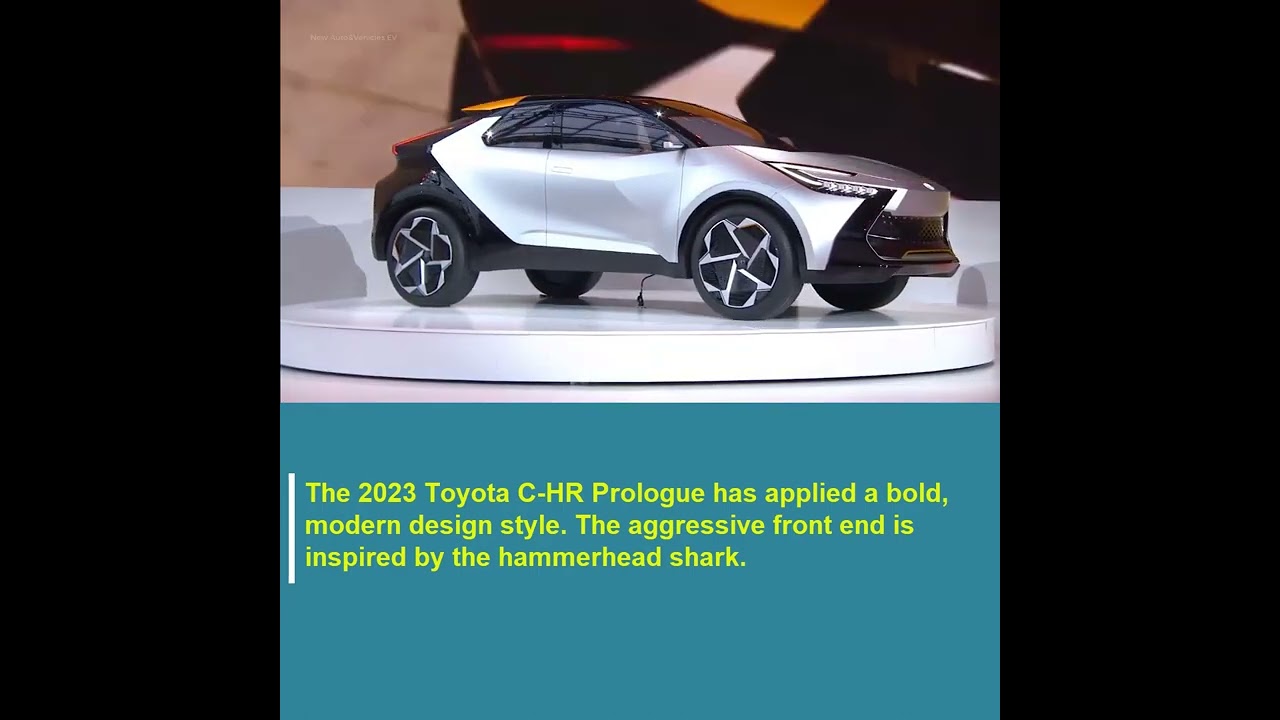 Toyota C-HR Prologue Debuts New Design.