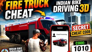 New Fire Truck Cheat Code 🤑 | NEW Update 🔥 All SECRET CHEAT CODES 2026 in Indian Bike Driving 3D 