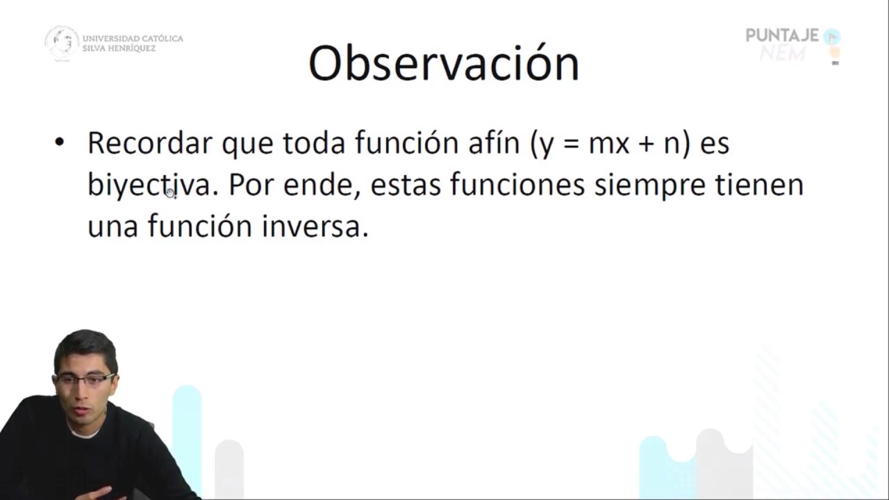 GRÁFICA FUNCIÓN INVERSA/NEM MATEMÁTICA/CLASE Nº11 preamble