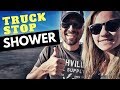 How to Take a TRUCK STOP SHOWER? 🚿 Tips for Showering at a Gas Station
