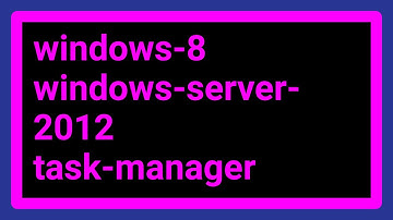 Why are Disk and Network columns disabled in Task Manager in Windows Server 2012?