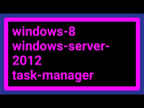 Why are Disk and Network columns disabled in Task Manager in Windows Server 2012?