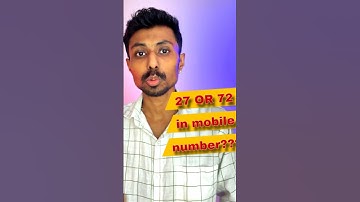 Mobile Number 27 or 72? Be Careful! | Mobile Numerology by Saurav Vanne