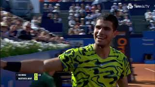 Alcaraz vs Bautista Agut Barcelona 2023 Highlight