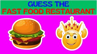 Fast Food Frenzy: Decode the Emoji & Guess the Restaurant! 🍔🍟🌮 - Guess the Word