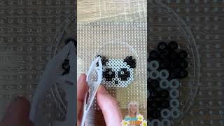 DIY Panda Keychain with Fuse Beads | Cute & Easy Perler Bead Craft for Kids!