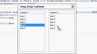 Details VB.NET Dragdrop listview ( Very Simple ) Guide