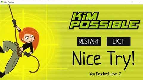 Kim Possible Game - Platformer Made with PyGame