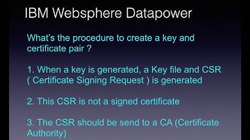 IBM Websphere Datapower Cryptographic tools - Video 11