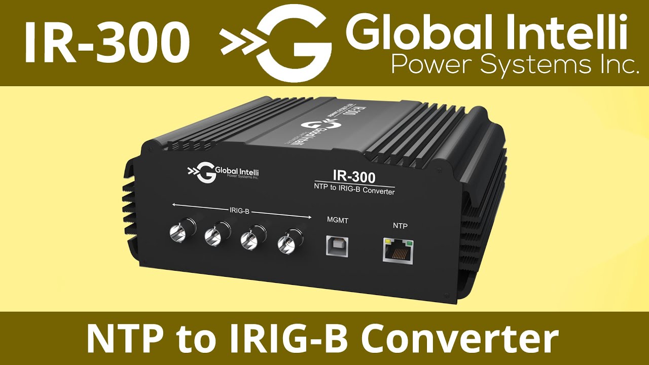 NTP to IRIGB Converter Application YouTube